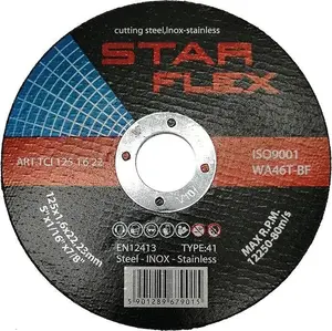 Cutting Disc PSG Star Flex T41-125-1.6 WA46T-BF-INOX TCI1251622 – metal and stainless steel cutting