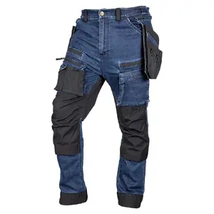 Work Trousers NEO tools 81-361-1-S Denim with CORDURA reinforcements, navy, size S