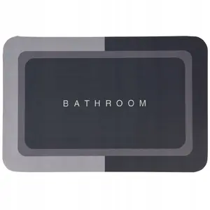 Bath mat Bathroom Solutions model 569965 non-slip bathroom mat 59x39 cm