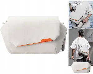 Camera Sling Bag K&F Urban Wander 10L — single-shoulder photo video bag, model SB11514 (white)