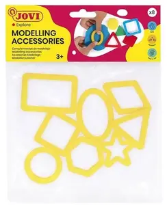 Formiņu komplekts plastilīnam JOVI JO-21, 8 gab., dzeltenas