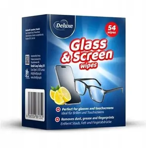 Ravi Glass Screen Cleaning Wipes 54 pcs – DELUXE for Eyeglasses and Screens