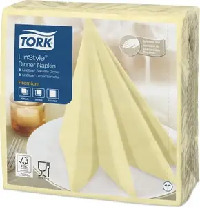 Napkins Tork LinStyle premium dinner napkins champagne – Tork 478712