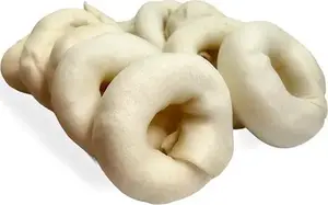 Лакомства для собак TRAFO Donut 9 см 10 шт — овощные и картофельные чипсы
