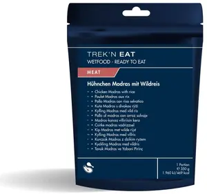 Trek N Eat gatavā ēdienreize Kurczak Madras ar rīsiem RTE
