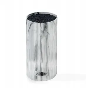 Knife Block Maestro MR-1439-WHITE — universal white knife stand, brand Maestro