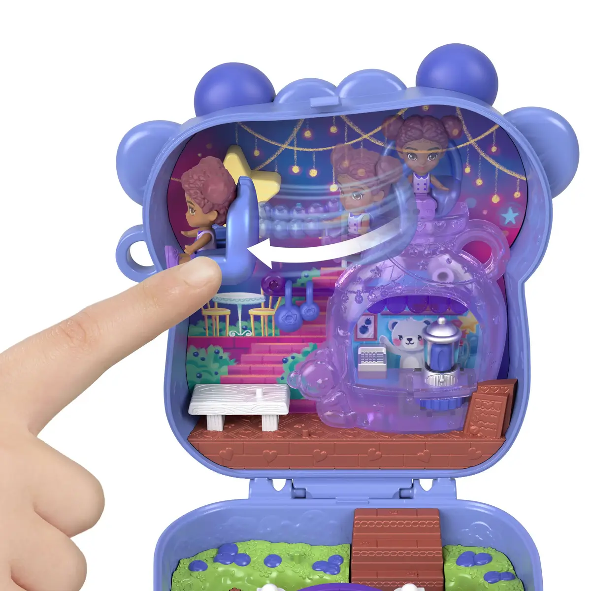 Polly Pocket Blueberry Besties kompaktais komplekts — MATTEL Photo 3