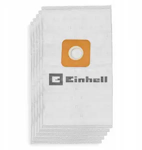 Vacuum cleaner bags EINHELL replacement 10 L, set of 5, model 2351262 (for TE‑VC 18/10, TP‑VC)