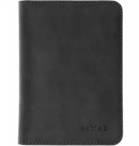 Leather passport wallet FIXED Passport (passport size), black