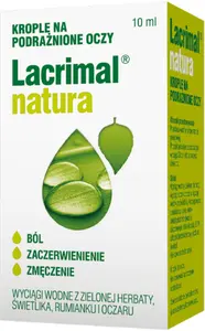 Капли для глаз Tzmo LACRIMAL NATURA при раздражённых глазах 10 мл