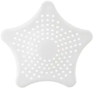 Sink strainer Verk ORION 832368 white with suction cups 16 cm