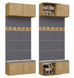 Настенный двойной вешалка GoodHome HAGA II/2W Дуб Artisan