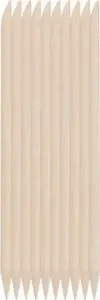 Wooden Nail Rosewood Sticks MylaQ MY LAQ_Nail — 10 pcs, rosewood manicure sticks
