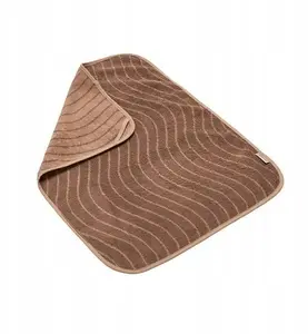Changing pad topper Leander Woodland organic cotton – Clay by Leander