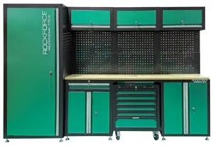 Workshop furniture set with tool trolley and 274-piece tool kit, Rockforce RF-01Y0324
