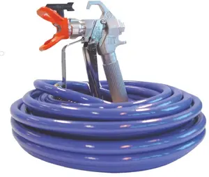 Paint Sprayer Station Graco Constractor with Bluemax II 15 m Hose and 0.9 m Whip Tip