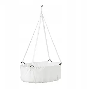 Cradle Leander Classic™ with long hanging straps (4 pcs) – Leander, white