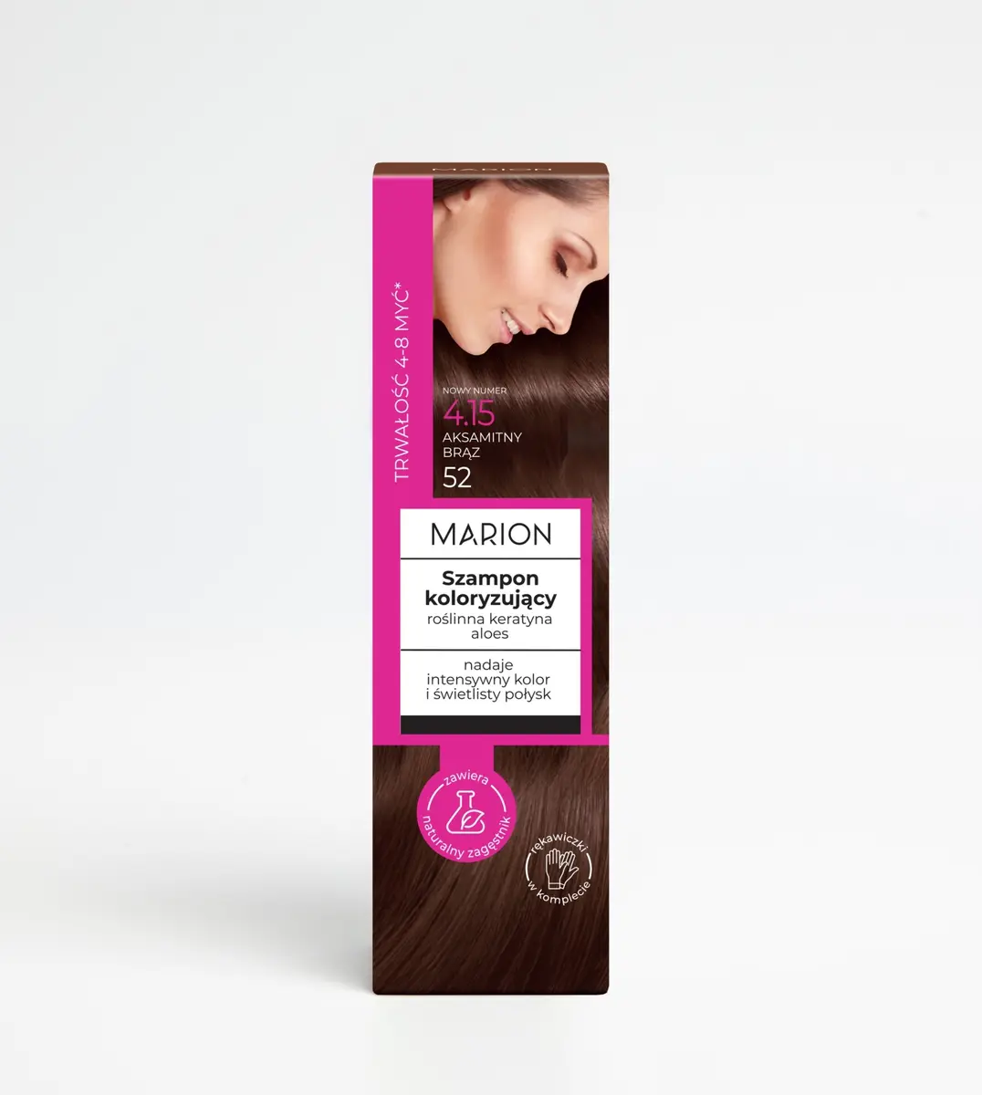 Krāsojošs šampūns MARION 4.15 Samtaini