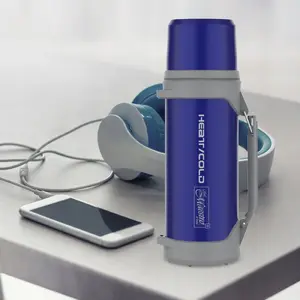 Термос Maestro MR-1631-100-BLUE 1 л — вакуумный контейнер для напитков