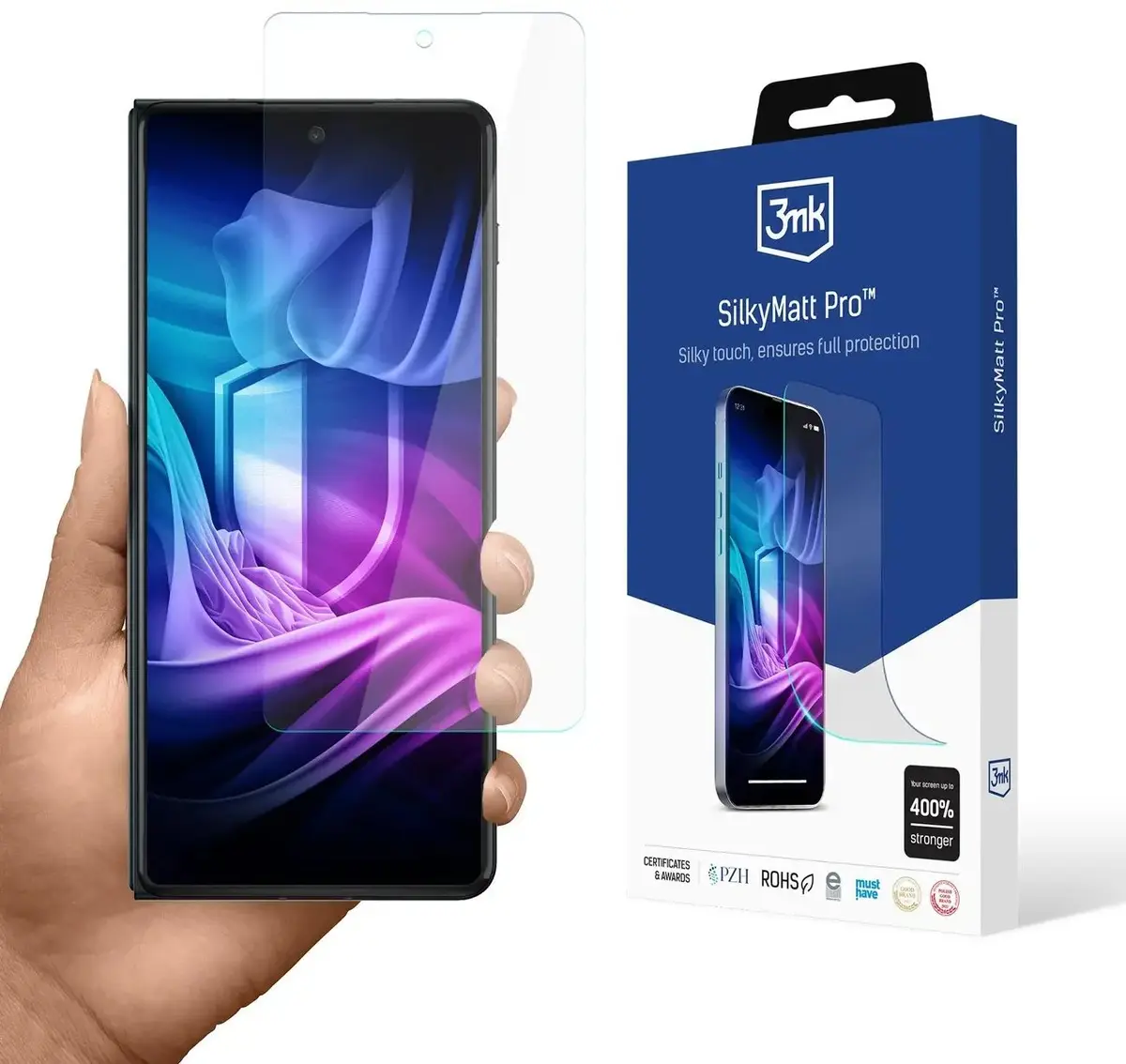 Ekrāna aizsargplēve 3MK Silky Matt Pro