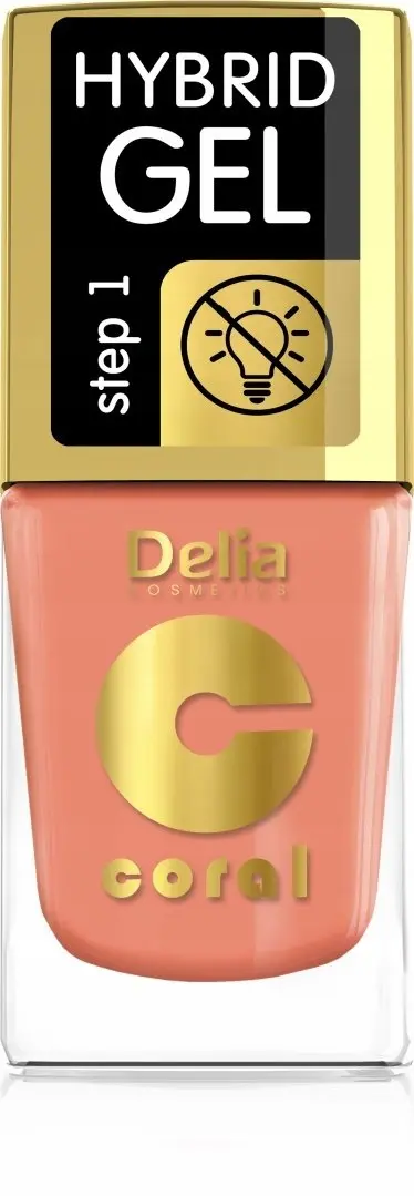 Hibrīda gēla nagu laka Delia DELIA