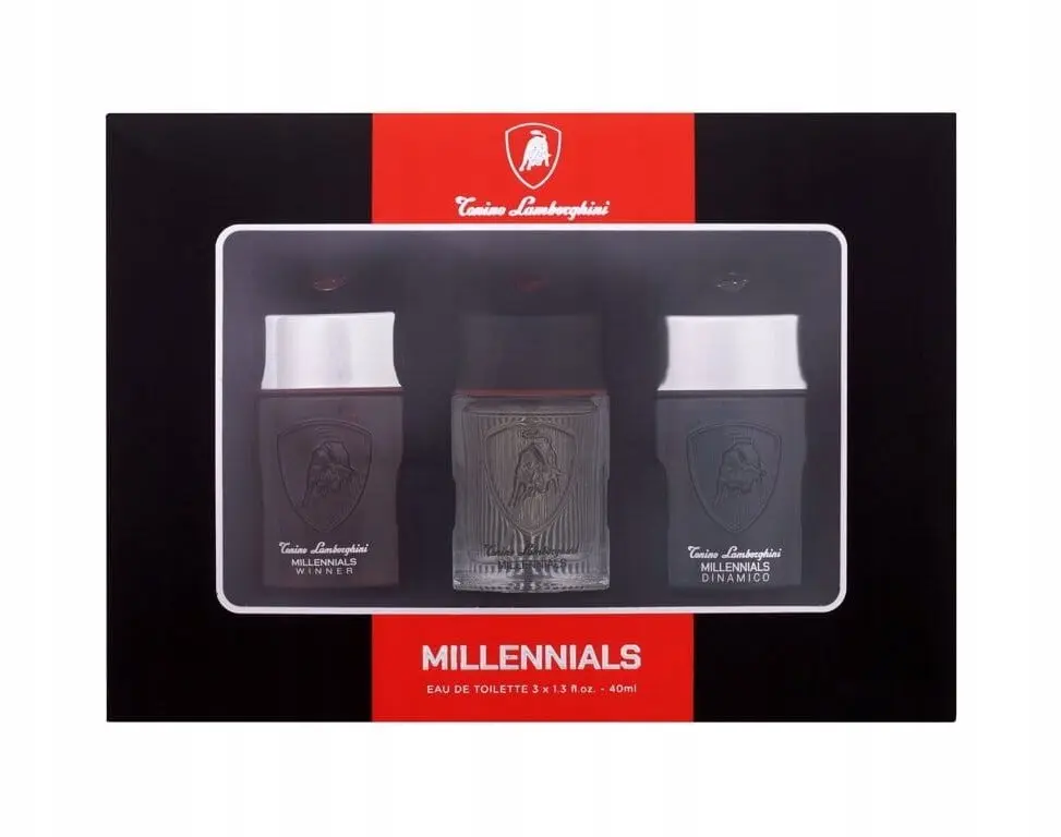 3x EDT komplekts Alkotest: Millennials 40