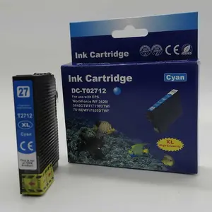 Ink Cartridge Oxe Cyan CH/C13T27124010 compatible with Epson T2712 (27XL)