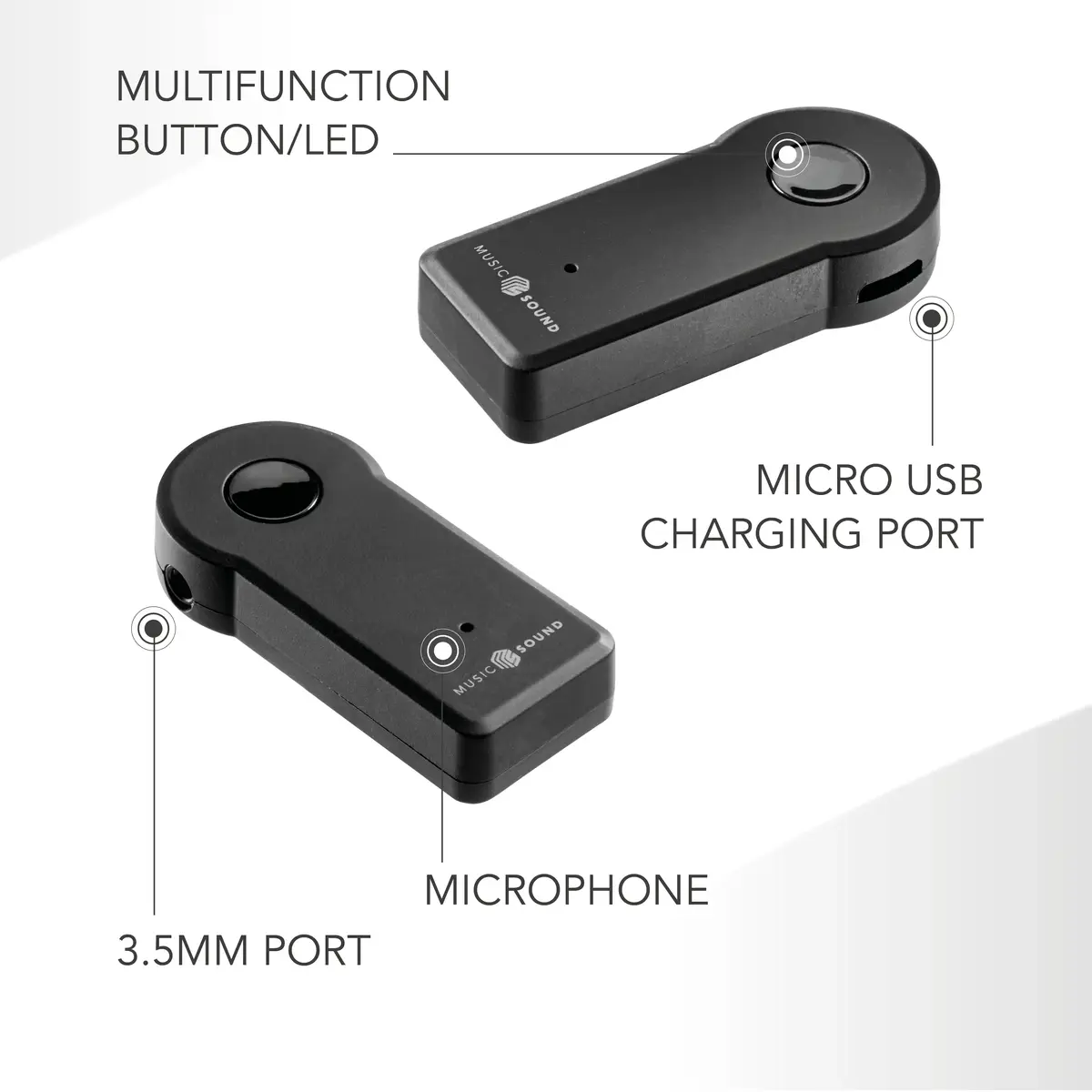 MEIZU BTAUDIORECEIVERMSK Bluetooth audio uztvērējs Photo 2