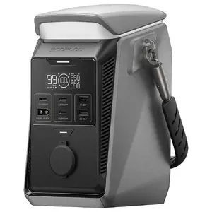 EcoFlow TRAIL Plus 300 DC pārnēsājamā uzlādes stacija, 288 Wh LiNMC akumulators, 300 W jauda, USB-C, 6 pieslēgvietas
