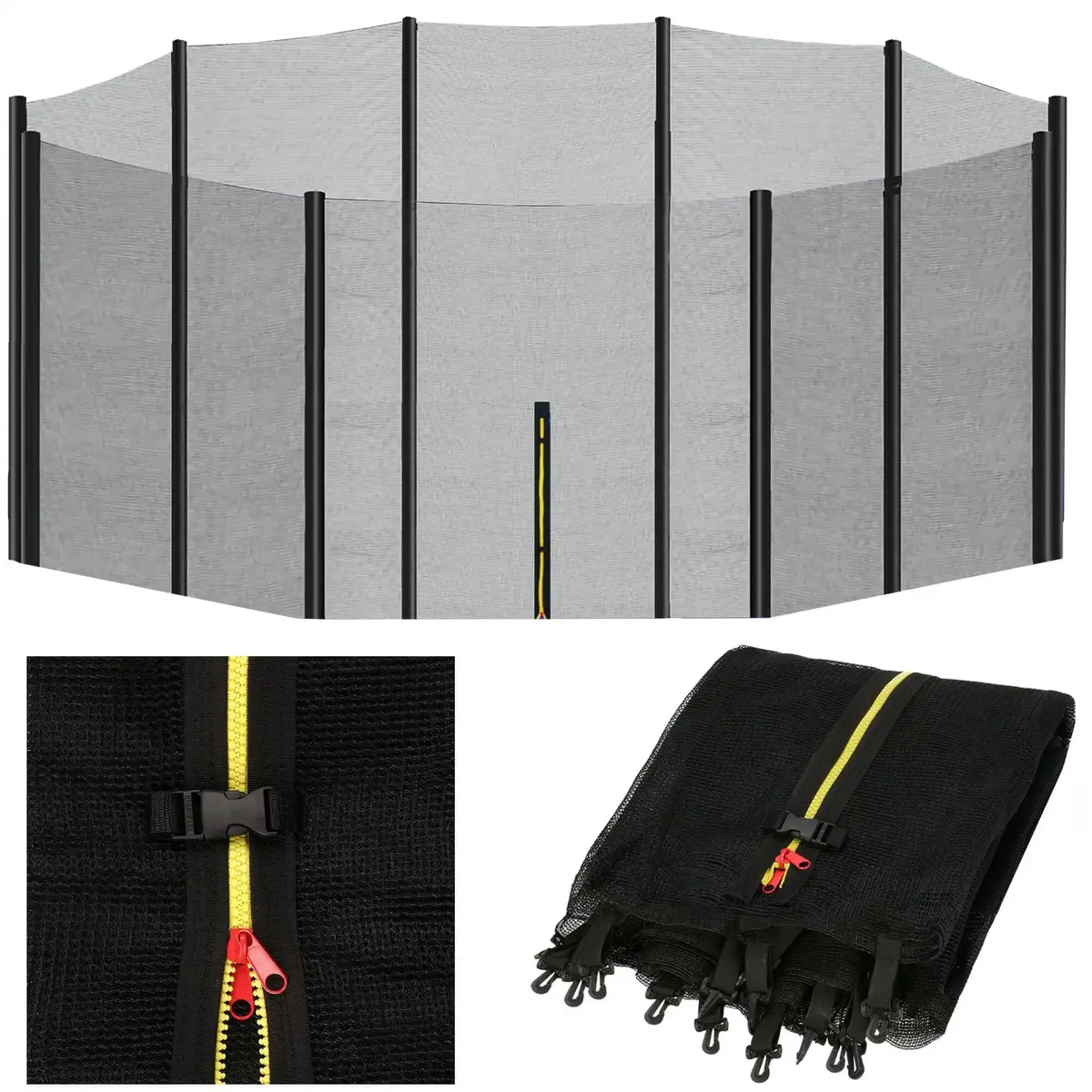 External safety net Springos TSN-15FT for 460 cm trampoline Photo 4