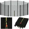 External safety net Springos TSN-15FT for 460 cm trampoline Photo 4