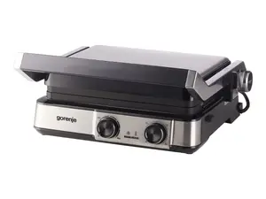 Daudzzīmēru grils Gorenje GCG2000MT ar fiksētām plāksnēm, melns