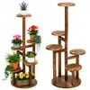 Wooden planter Springos GA0217 Photo 3