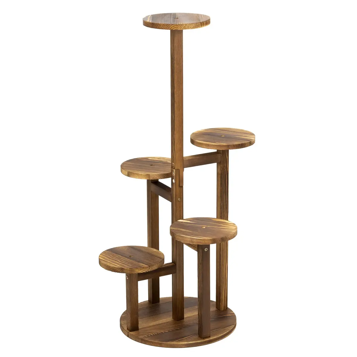 Wooden planter Springos GA0217 Photo 6
