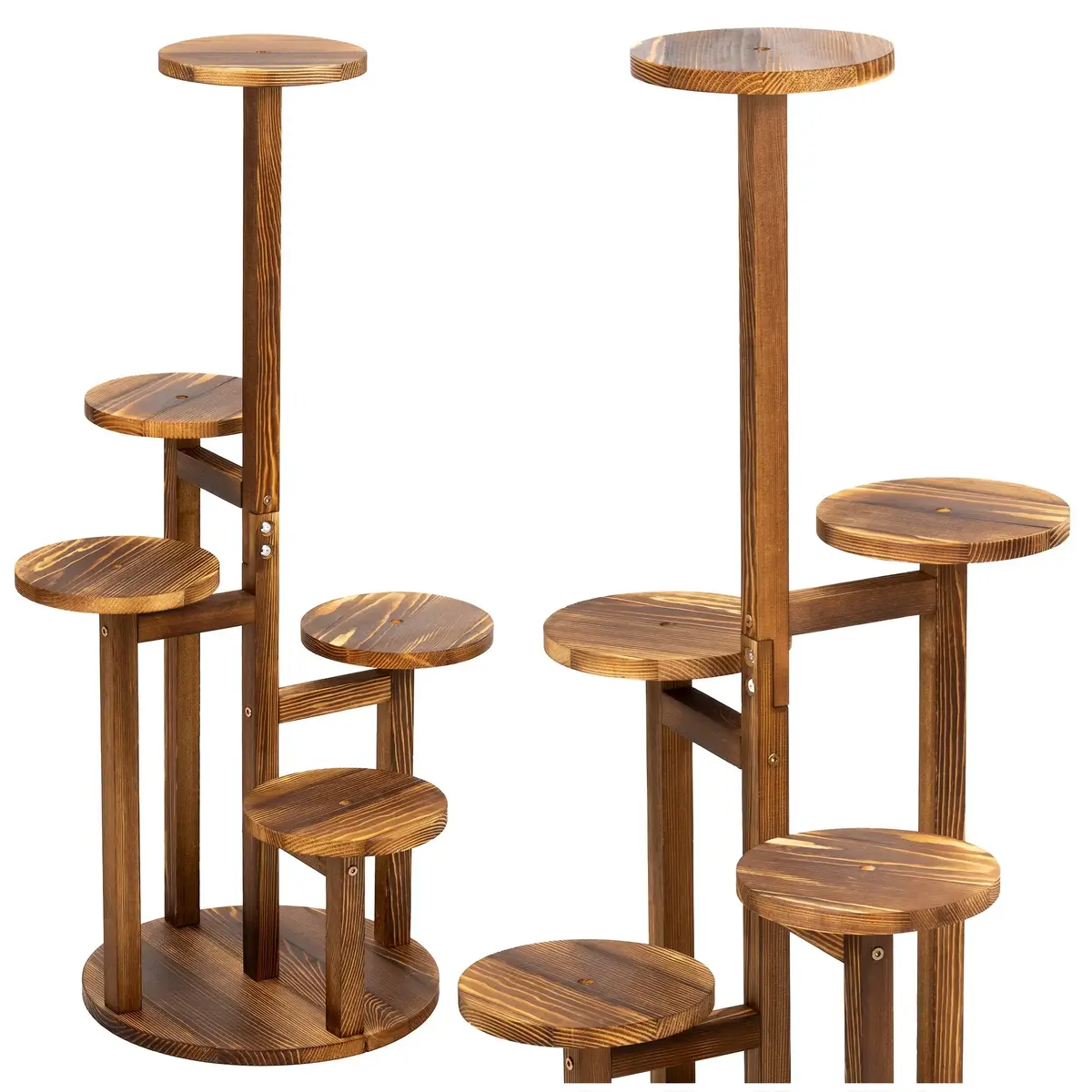 Wooden planter Springos GA0217 Photo 10