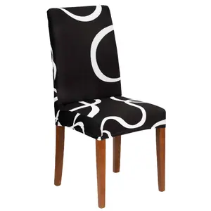 Chair cover Springos HA0216 — universal stretch cover 90% polyester 10% spandex, fits backrest 45–70 cm, seat width 38–52 cm