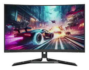 Dators monitors Lenovo Legion R32qc-30 31.5" (80 cm) Quad HD 2560×1440 LED, 16:9, skata leņķi 178°, iebūvēti skaļruņi, VESA, augstuma regulēšana, melns