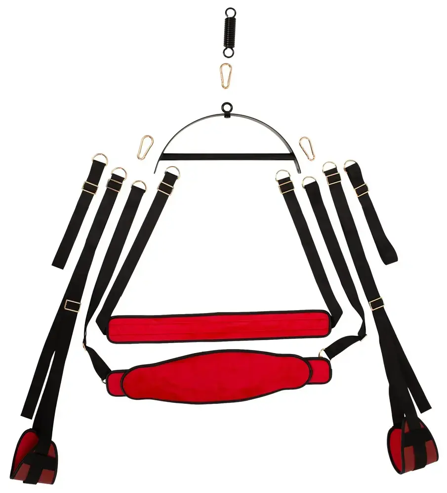 Bad Kitty Sex Swing — seksu šūpoles ar regulējamām siksnām Photo 7