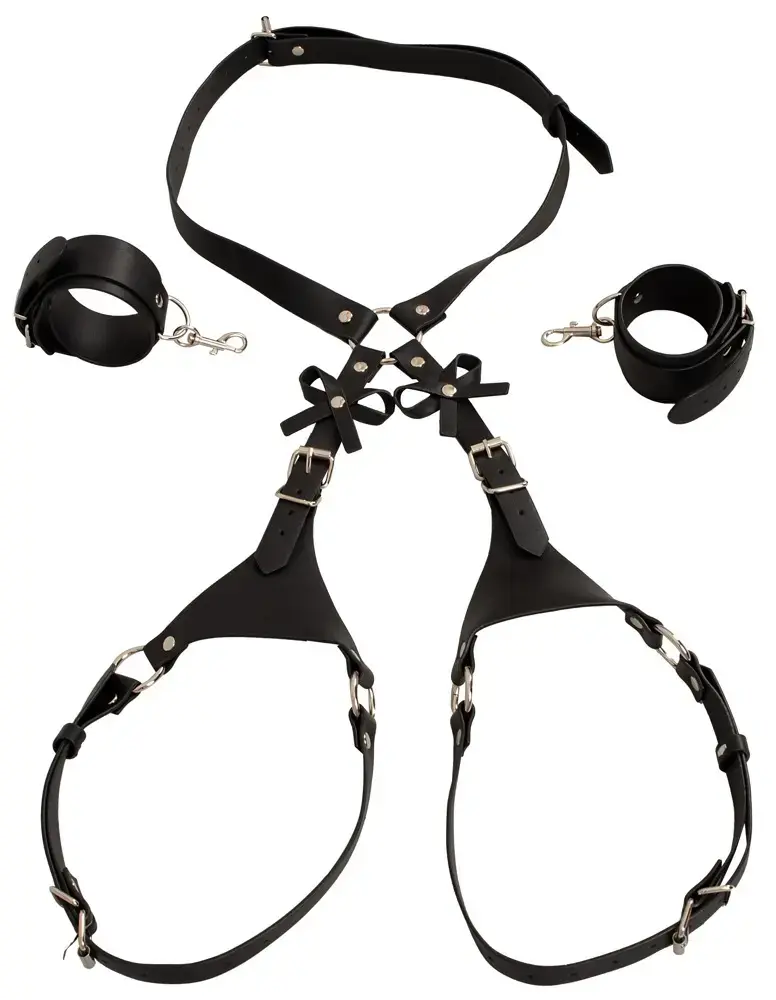 Bad Kitty Body Harness w Cuffs 50056630000 Photo 10