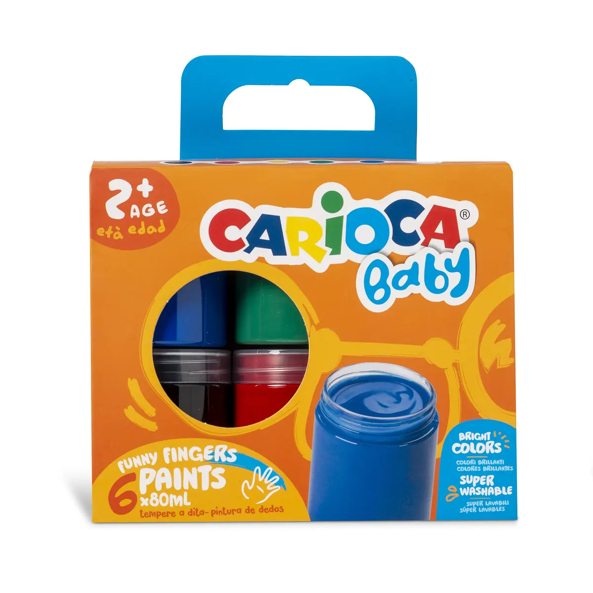 Pirkstiņkrāsu komplekts Carioca BABY, modelis 200-16568