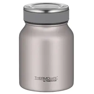 Термос-контейнер THERMOS 4077371050 0,5 л, нержавеющая двойная стенка, до 9 ч сохранения тепла, розовый