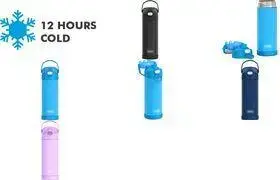 THERMOS FUNTAINER изолированная бутылка для воды 0,47 л из нержавеющей стали с откидной ручкой
