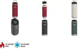 Thermos ICON бутылка-термос 0,71 л из нержавеющей стали с двойными стенками и складным откидным питейным соломинкой (модель 4123.303.071)