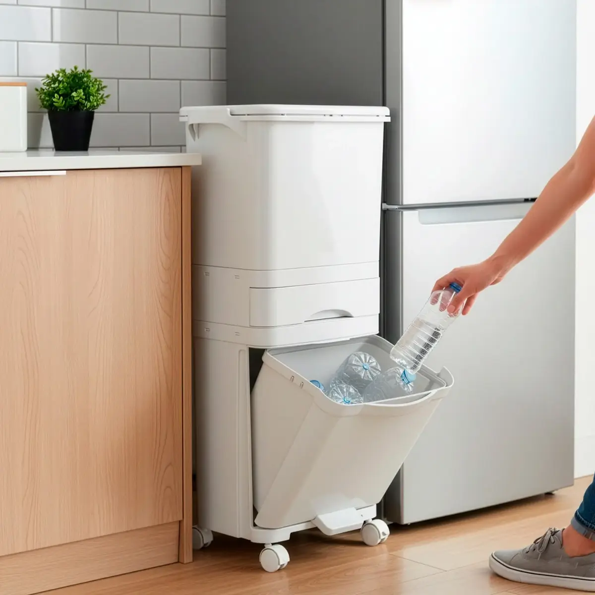 Waste sorting bin Springos HA1110 Photo 6