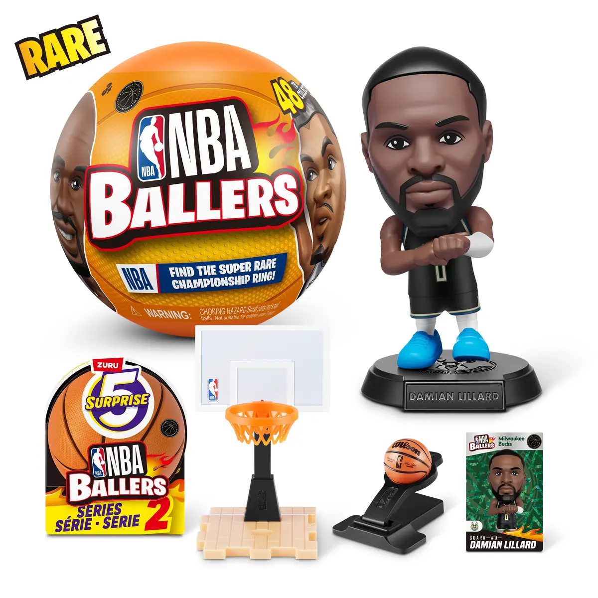 Zuru 5 Surprise NBA Ballers Series 2 blind ball Photo 16