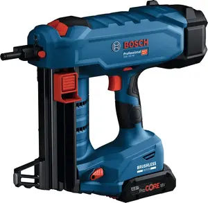 Nailer Bosch GNB 18V-40 — 18V 4.0Ah battery-powered straight magazine nailer, nails 13–40 mm, 96 dB