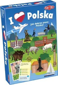 Board Game TACTIC I Love Polska – family trivia and geography game by TACTIC (MPN 374010)