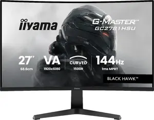Monitors IIYAMA G-MASTER GC2781HSU-B1 27" Izliekts VA 1920×1080 144 Hz USB-hubs Skaļruņi VESA Melns