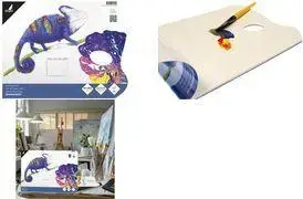 Notepad pad Kangaro K-830150 — 36 sheets, 50 g/m² white paper with wax coating and thumb grip