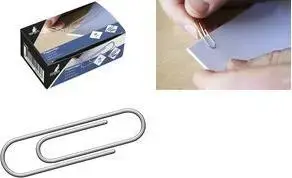 Paper clips Kangaro K-10025-1000, zinc-plated metal, round shape, 25 mm, silver